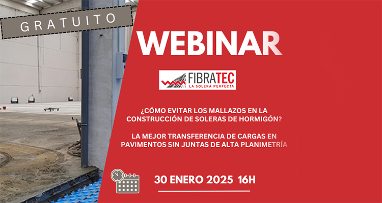 Webinar Fibratec: Conoce como sustituir mallazos por fibras y te presentamos la mejor transferencia de cargas en pavimentos sin juntas