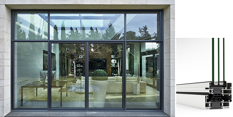 Sistema de ventana y balconera que combina las prestaciones del aluminio con diseños clásicos