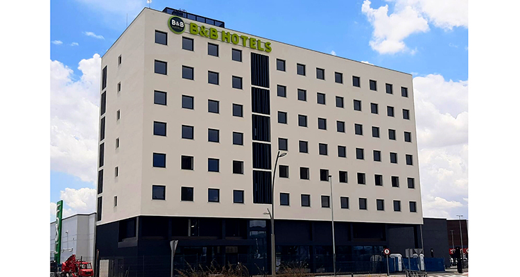 Grupo Avintia construye en 14 meses el edificio de B&B Hotels En Fuenlabrada