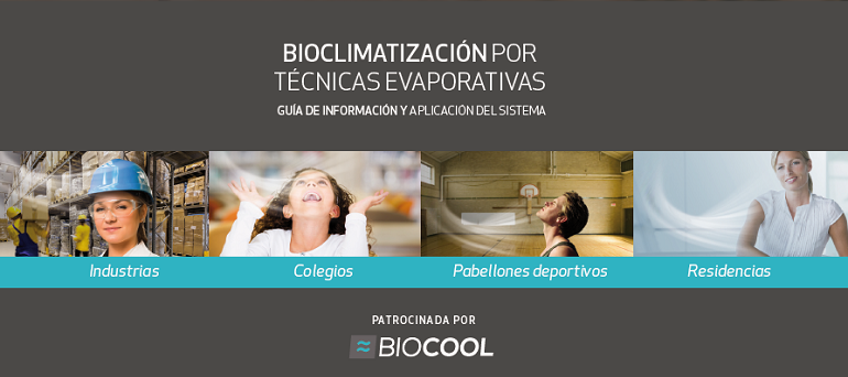 Biocool patrocina una nueva guía de bioclimatización por técnicas evaporativas