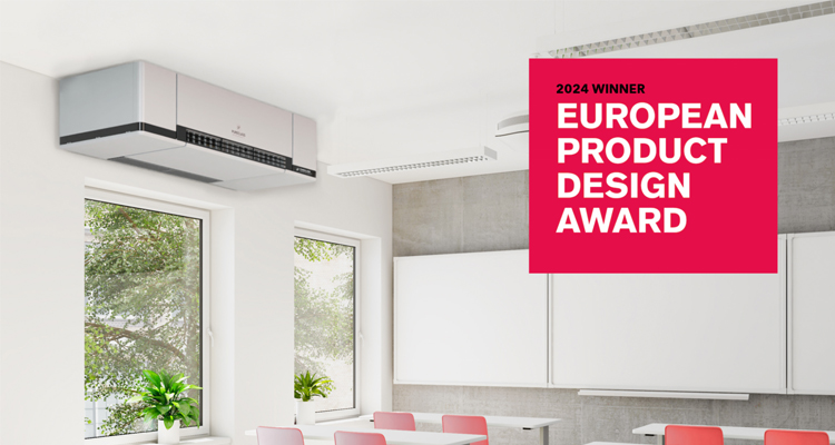 Pureclass de Soler & Palau gana el European Product Design Award por su innovación en ventilación