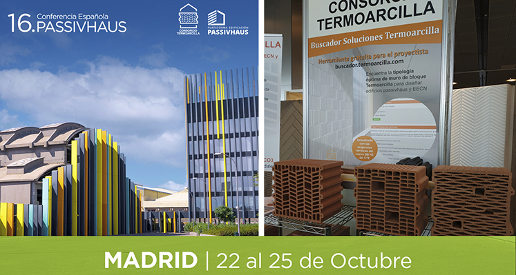 El Consorcio Termoarcilla presentará innovaciones en fachadas sostenibles en la 16ª Conferencia Passivhaus de Madrid