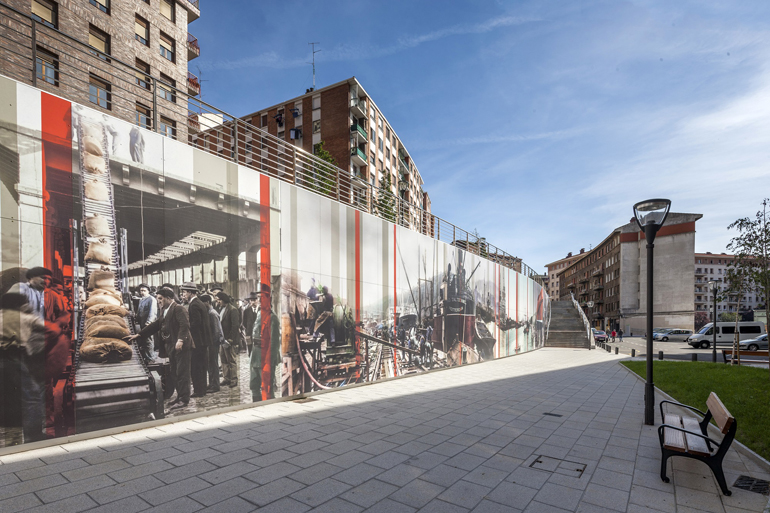 Formica Group y Estudios Durero colaboran en un mural fotográfico en Bilbao