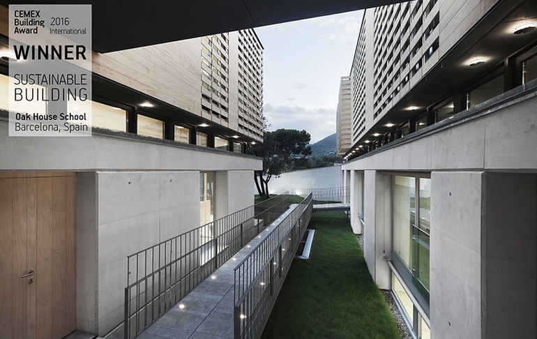 El edificio con cubierta vegetal destinado a educación en España gana dos premios internacionales de edificación